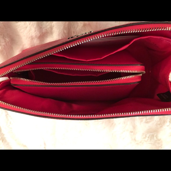 Coach COSMETIC case 22 in crossgrain leather - Picture 6 of 8